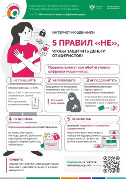 5 правил защиты финансов от мошенников!