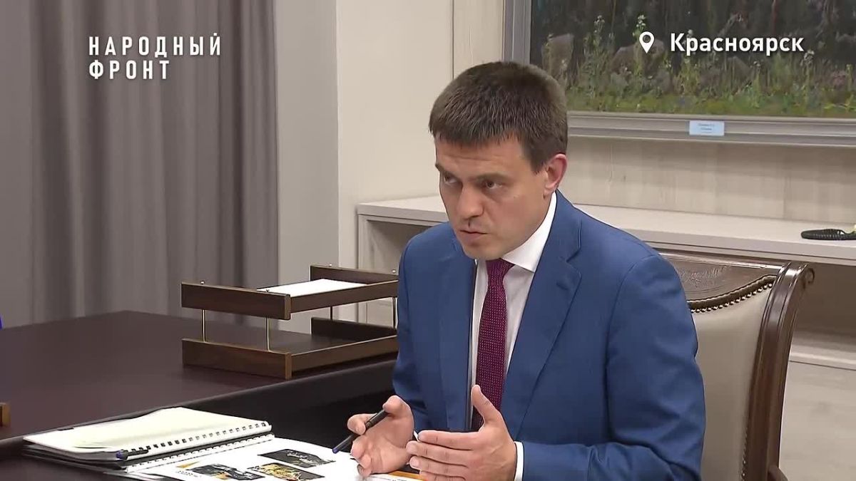 Губернатор Красноярского края на встрече с Президентом отметил особую роль Народного фронта
