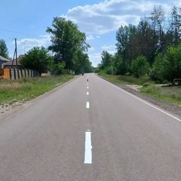 Владимир Чернев: Новая дорожная разметка на улице Южной