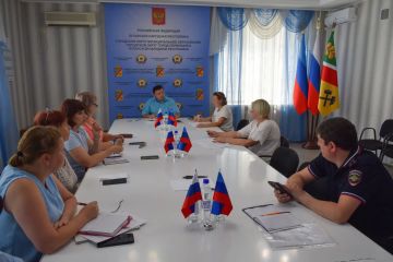 Состоялось очередное заседание городской комиссии по делам несовершеннолетних и защите их прав при администрации городского округа муниципальное образование городской округ город Первомайск Луганской Народной Республики под...
