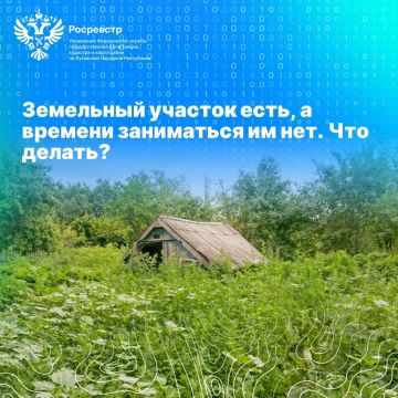 Земельный участок есть, а времени заниматься им нет
