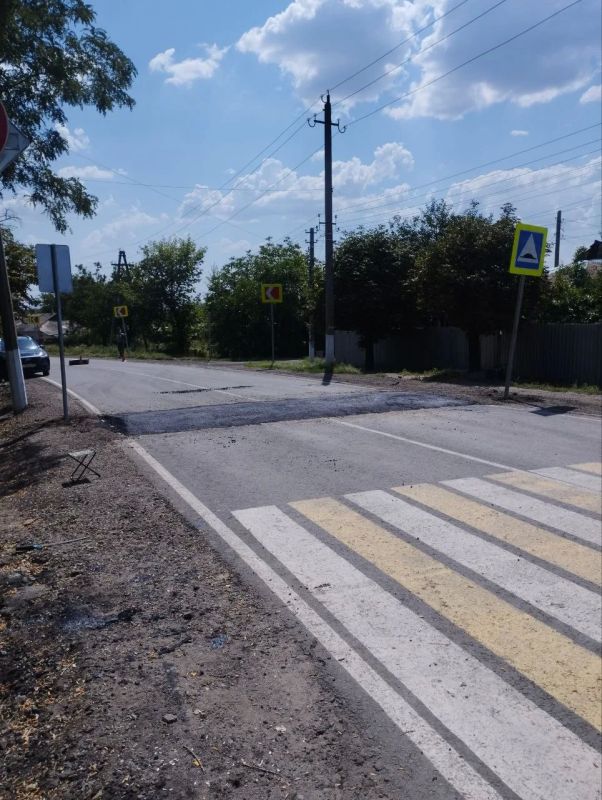 В поселке Урало-Кавказ проведены работы по повышению уровня безопасности дорожного движения В поселке Урало-Кавказ проведены работы по повышению уровня безопасности дорожного движения