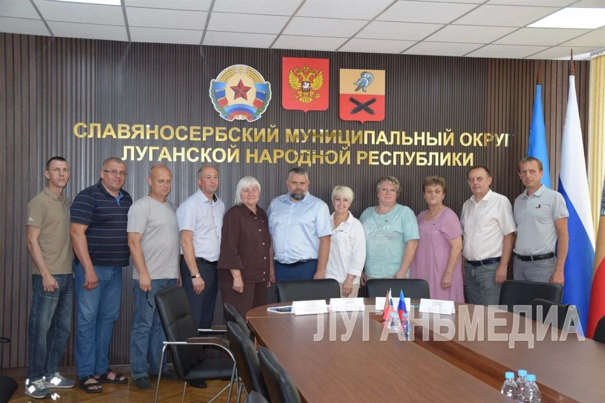 Максим Масленников посетил Славяносербск с рабочим визитом Максим Масленников посетил Славяносербск с рабочим визитом