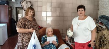 Жительница села Самсоновка отметила 91-й день рождения