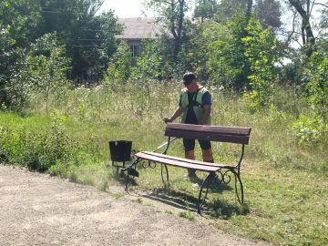 В городе Суходольске проведены работы по благоустройству