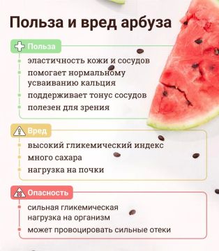 Арбуз: польза и вред. Каждое лето мы слышим: «Арбуз — это сплошная вода, ешьте сколько хотите»