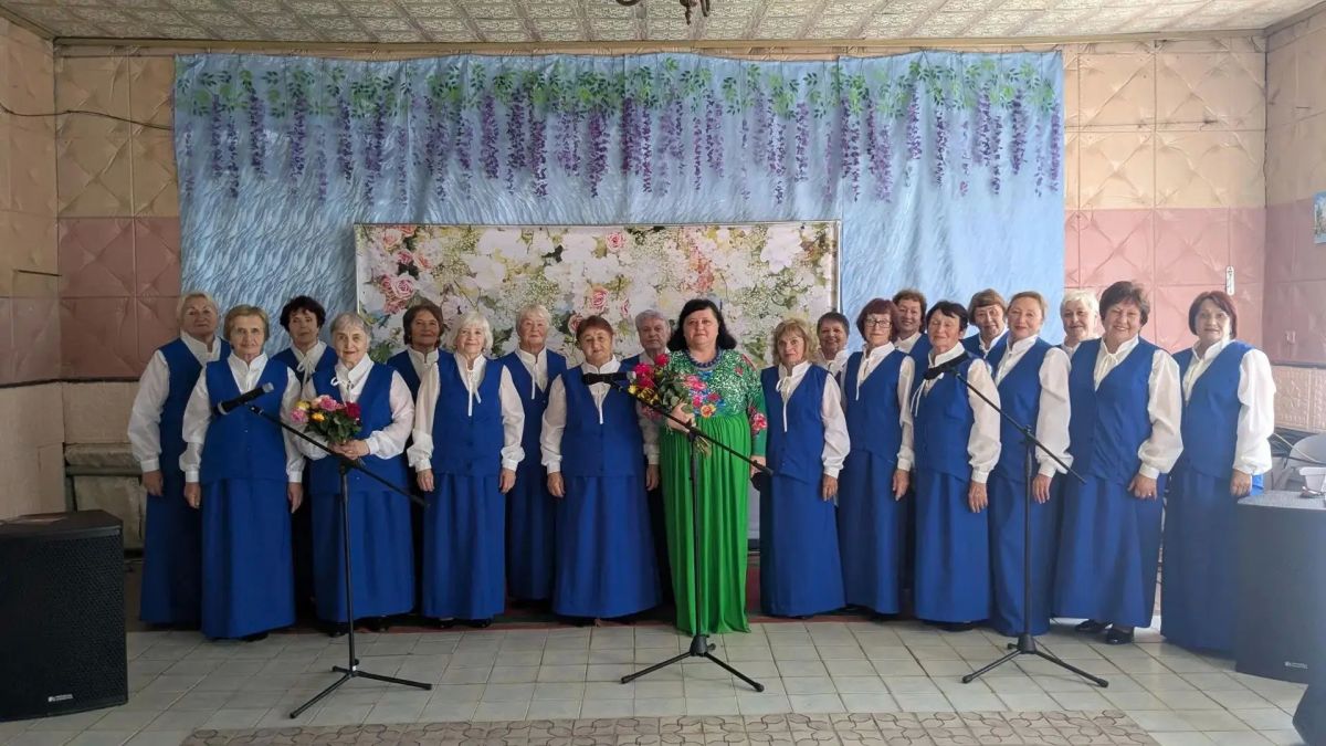 Народный хор «Надежда» выступил с концертом в Иллирийском сельском клубе