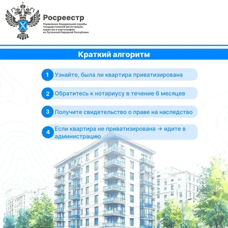 Росреестр ЛНР рассказал жителям, как оформить наследство на недвижимость Росреестр ЛНР рассказал жителям, как оформить наследство на недвижимость