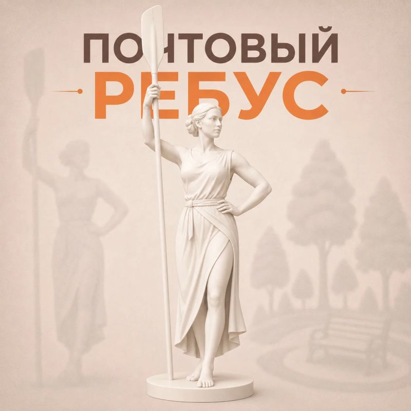 Разгадка нашего ребуса — «Девушка с веслом»!