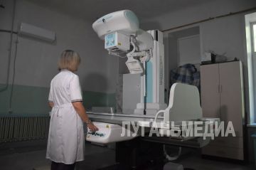 В Ровеньковской больнице запустили новый цифровой рентген-аппарат