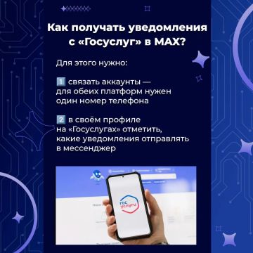 MAX поможет жителям ЛНР не пропустить важные уведомления с «Госуслуг»