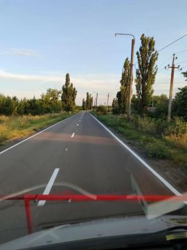 Километры новой разметки ежедневно появляются на дорогах Луганщины