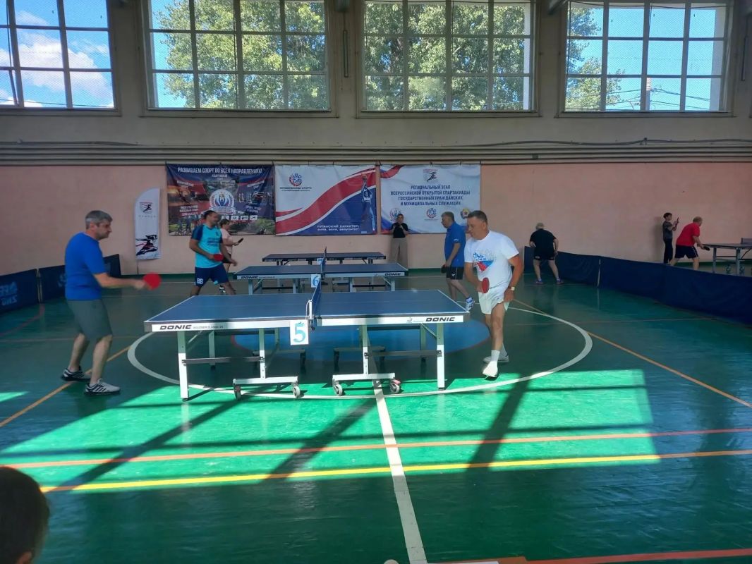 Наши в игре! Команда г. Ровеньки на региональном этапе Спартакиады