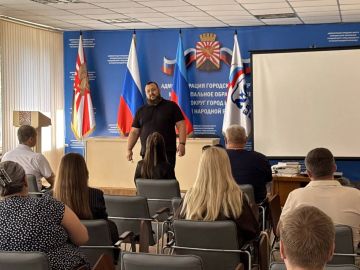 Сегодня наш округ с рабочим визитом посетил депутат Народного Совета ЛНР Иван Санаев