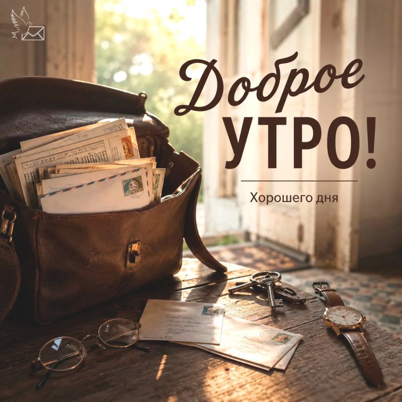 Доброе утро! Пусть сегодняшний день будет наполнен приятными встречами, интересными событиями и хорошими вестями