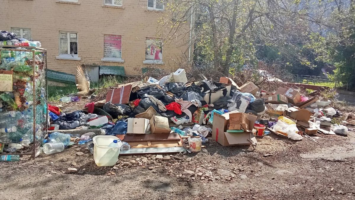 Сразу две огромные свалки показали луганчане Сразу две огромные свалки показали луганчане