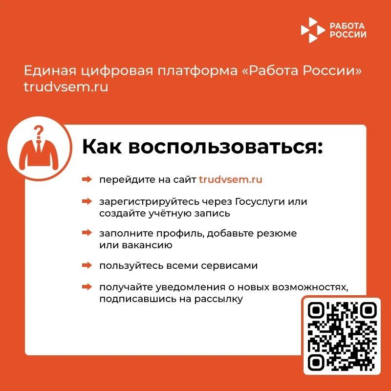 Основные возможности цифровой платформы «Работа России» Основные возможности цифровой платформы «Работа России»