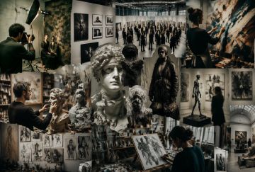АРТ-ИНДУСТРИЯ — направление креативного бизнеса, которое объединяет создание и реализацию произведений искусства, деятельность художников, фотографов, скульпторов и галерей