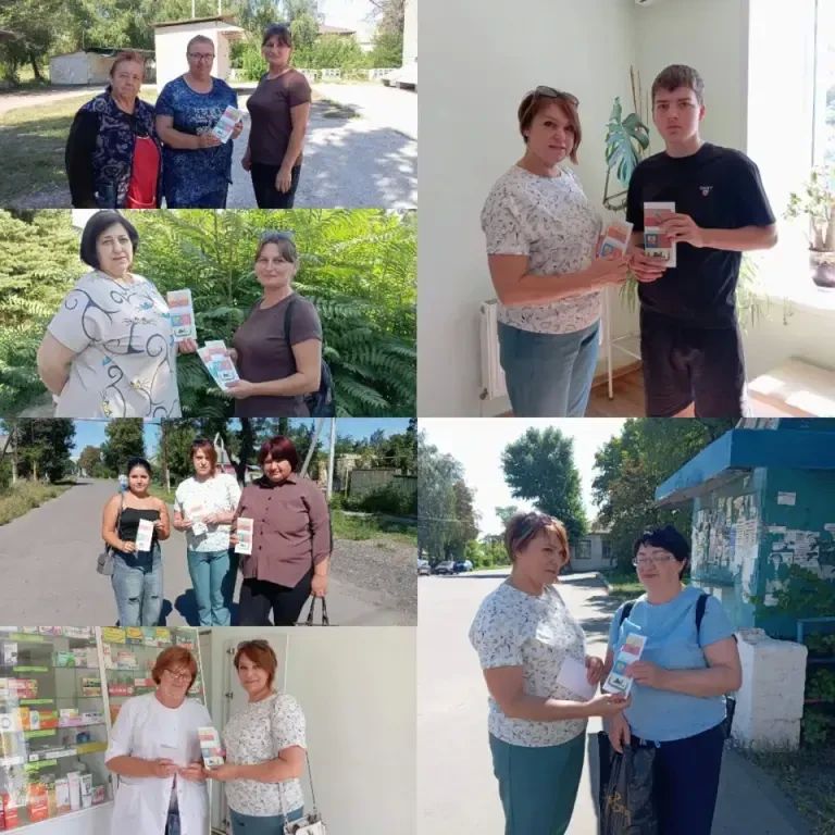 В ПОСЁЛКЕ ФРУНЗЕ СОСТОЯЛАСЬ ПРОСВЕТИТЕЛЬСКАЯ АКЦИЯ К 60-ЛЕТИЮ СЛАВЯНОСЕРБСКОГО РАЙОНА