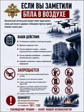 Что делать, если заметили БПЛА?