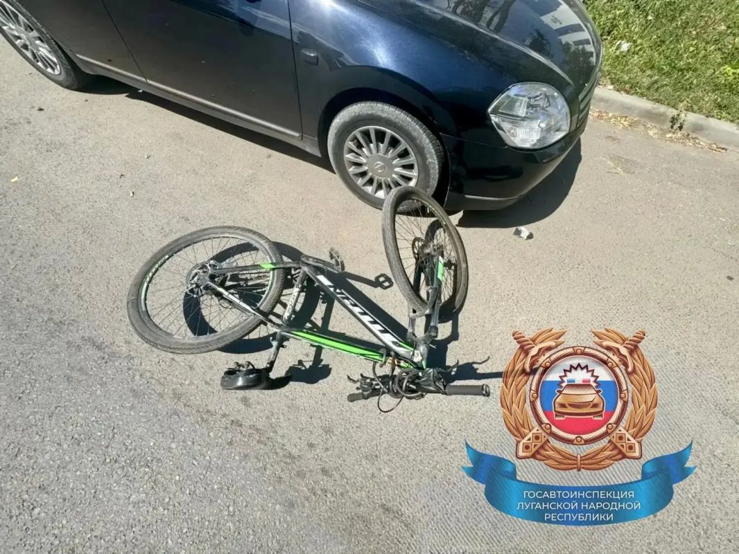 Полицейские Луганска разбираются в обстоятельствах аварии, в которой пострадал несовершеннолетний велосипедист