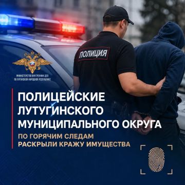 Полицейские Лутугинского муниципального округа по горячим следам раскрыли кражу