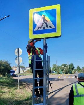 На автодороге 43К-28 Новопсков – Марковка – Меловое выполнены работы по повышению безопасности дорожного движения