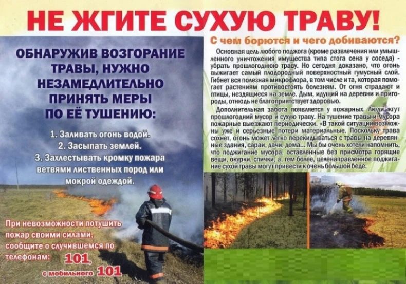Пожары! Человек главная угроза!