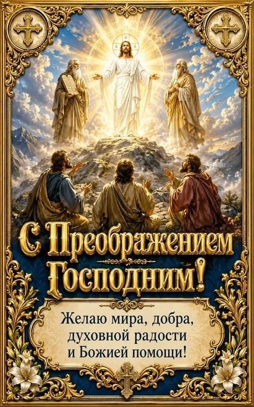 Преображение Господне (Яблочный Спас) — православный двунадесятый праздник