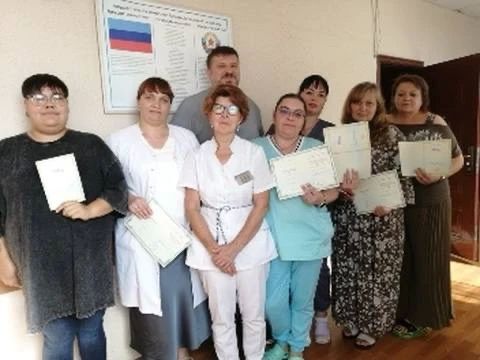 В ЛНР впервые прошёл образовательный курс для медицинских сестёр по уходу за пациентами с кишечной стомой