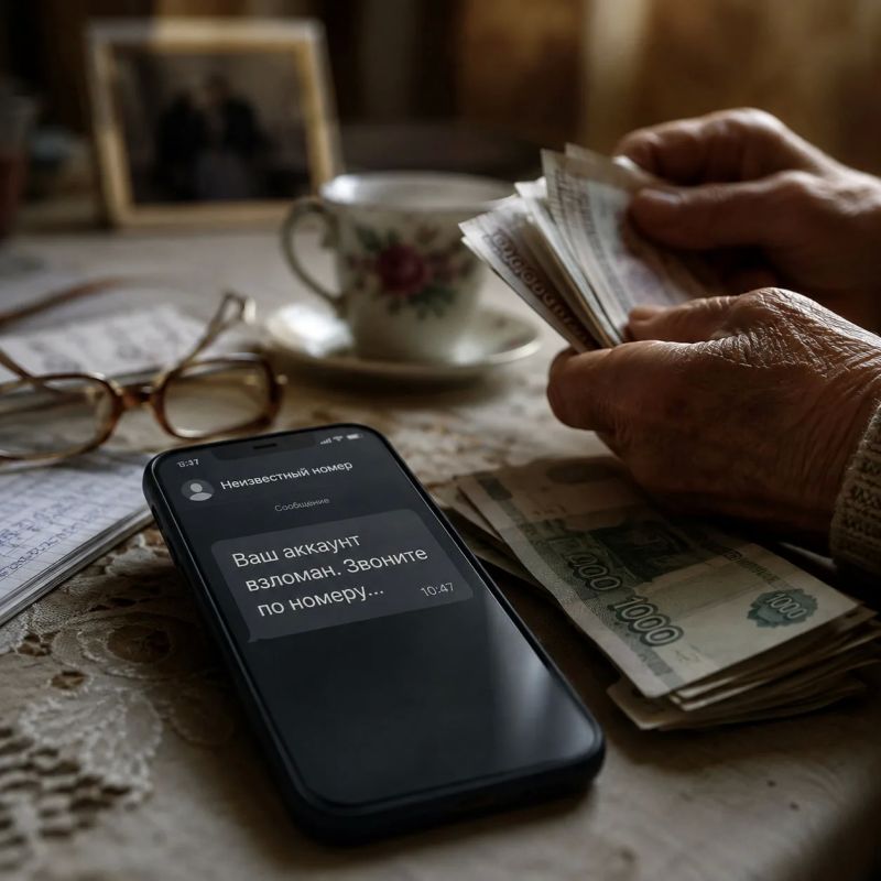 Мошенники выманили у 70-летнего пенсионера из Лутугино ЛНР 4,7 млн рублей