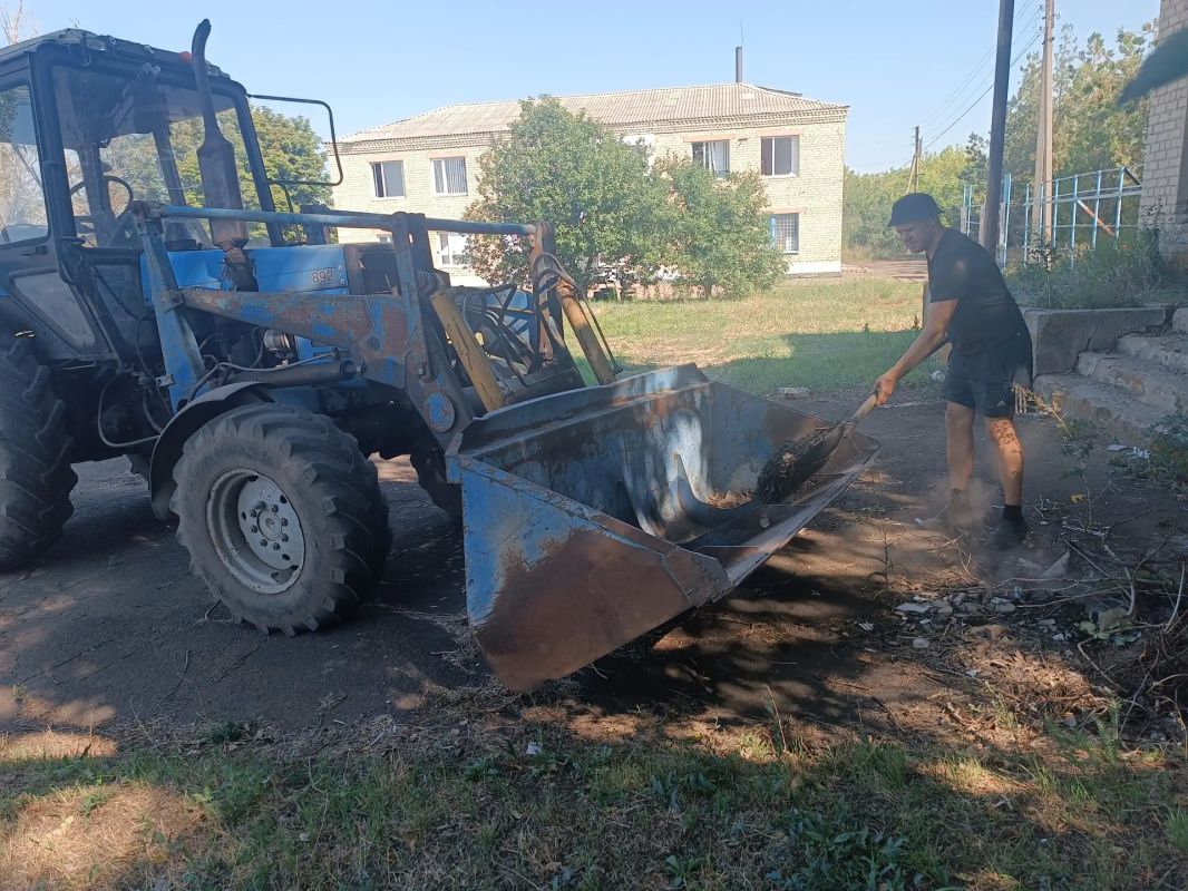 В селе Давыдо-Никольское прошла хозяйственная работа