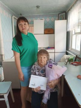 В минувшие выходные свой 94-й день рождения отметила жительница Краснодона Екатерина Марковна Малеева