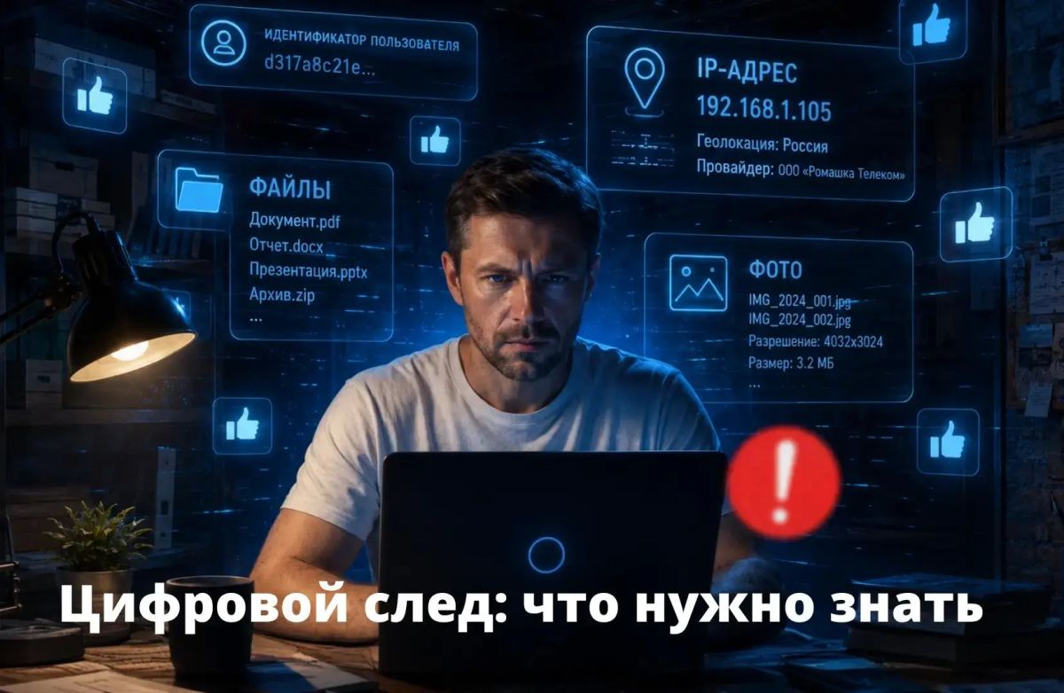Любое действие в интернете оставляет цифровой след