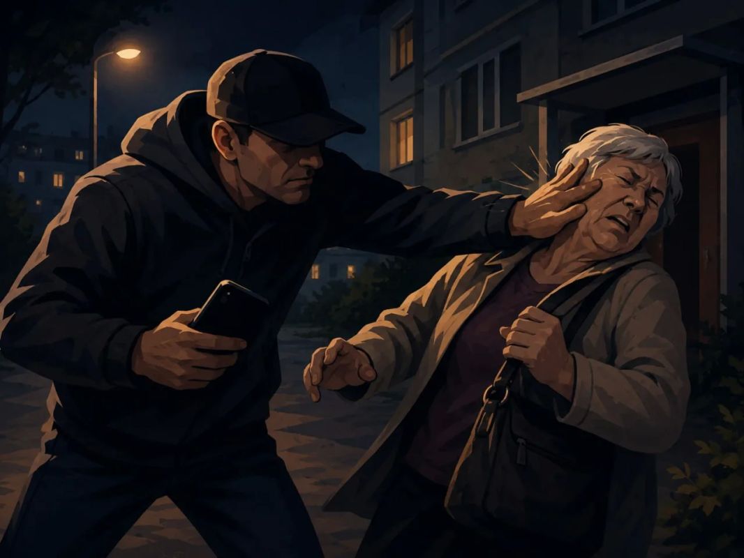 Мужчина ударил 60-летнюю женщину по лицу и забрал у неё телефон в Луганске