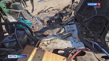 14 гражданских автомобилей повреждены после ночной атаки ВСУ на Луганск