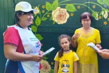 В Антрацитовском округе продолжается информирование избирателей в рамках проекта «ИнформУИК»