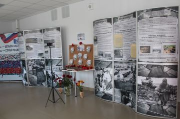 В рамках партпроекта Единой России «Историческая память» в поселке Металлист открылась выставка «Без срока давности»