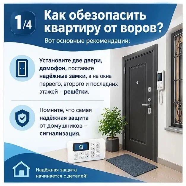 Квартирные кражи – как уберечь своё имущество?