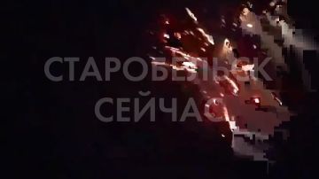 А вот и кадры того самого салюта из Старобельска