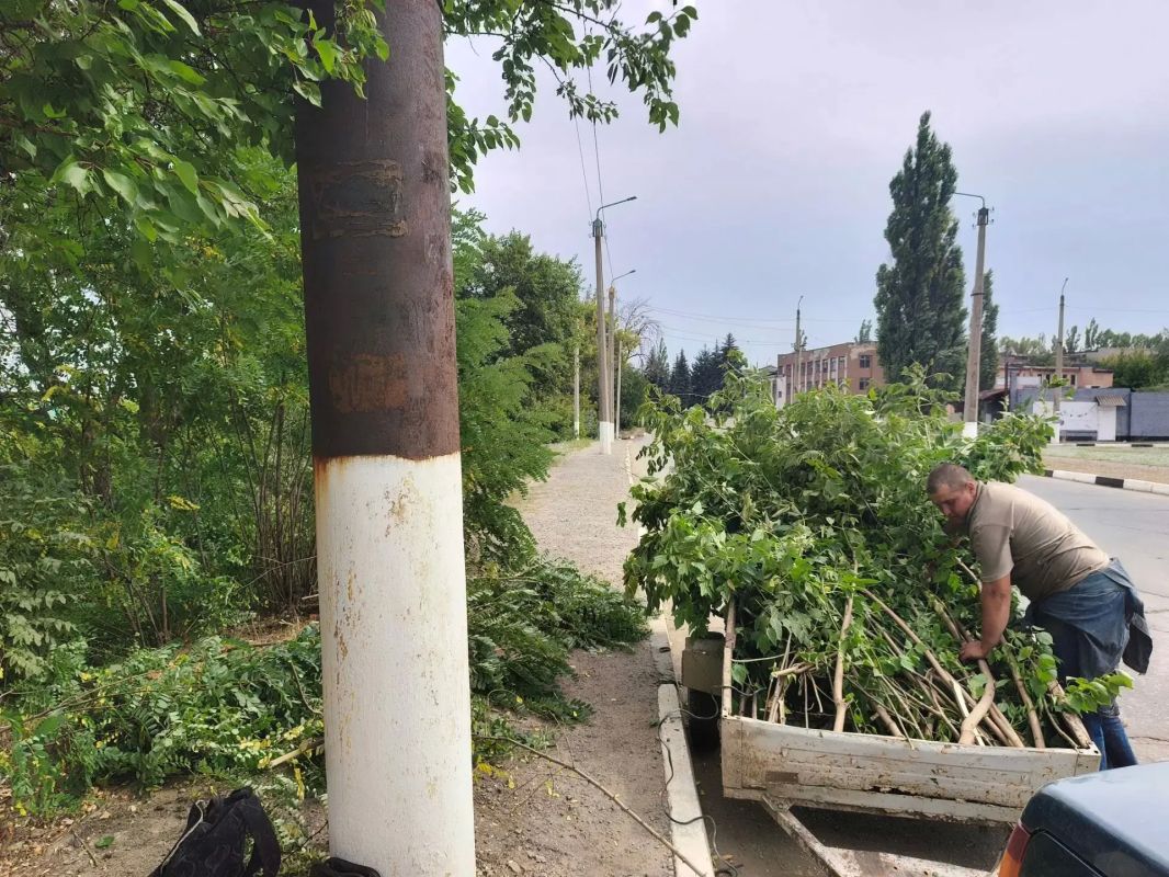 На территории отдела по ОЖД пгт Бугаёвка продолжаются ежедневные работы по благоустройству поселка На территории отдела по ОЖД пгт Бугаёвка продолжаются ежедневные работы по благоустройству поселка