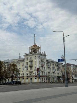 В Луганске реставрируют знаменитый дом со шпилем