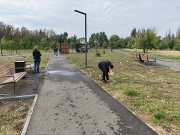 28 августа в Красном Луче прошел трудовой десант