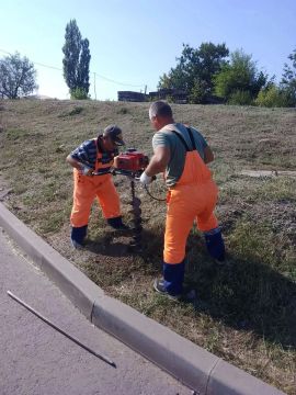 В городах Брянка и Стаханов обновили дорожную навигацию
