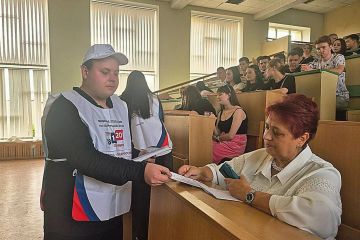 К каждому избирателю: «ИнформУИК» в Луганском педагогическом университете