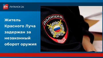 Житель Красного Луча задержан за незаконный оборот оружия