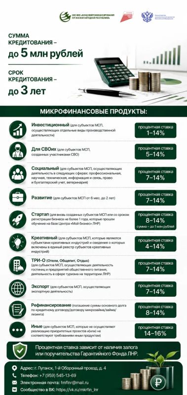 Администрация городского округа муниципальное образование городской округ город Кировск Луганской Народной Республики информирует субъектов хозяйствования!