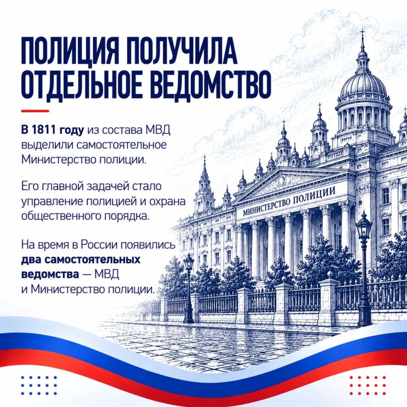 8 сентября – День образования Министерства внутренних дел 8 сентября – День образования Министерства внутренних дел