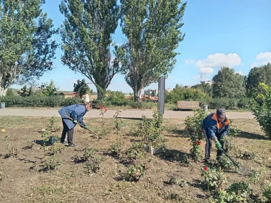 Коммунальными службами проведены работы на территории города Коммунальными службами проведены работы на территории города
