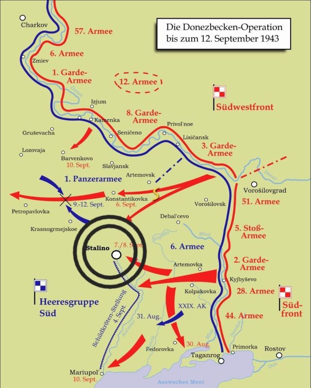 ЭТО БЫЛО 83 ГОДА НАЗАД. 7 сентября 1943 года началась освободительная операция в городе Донецк, в то время называвшемся Сталино, силами Красной Армии ЭТО БЫЛО 83 ГОДА НАЗАД. 7 сентября 1943 года началась освободительная операция в городе Донецк, в то время называвшемся Сталино, силами Красной Армии
